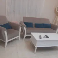 مبل ۷ نفره به همراه میز جلو مبلی وعسلی