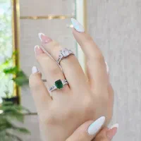 +انگشترهای نقره زیبا/لاکچری ترین کادوی روز زن%