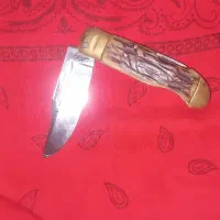 چاقو دسته شاخ تاشو|کوهنوردی و کمپینگ|گرگان, |دیوار