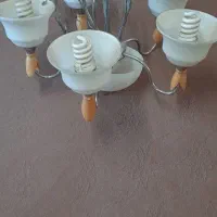 لوستر  پنج لامپه  زیبا