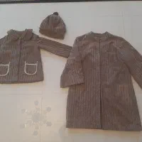 ست پالتو (گرم) مادر و دختر با کلاه