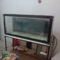 آکواریوم با چهارپایه فلزی