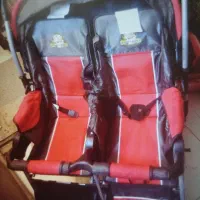 کالسکه دوقلو (دو نفره) برند Happy Baby - در حد نو