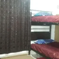 فروش تخت کارکرده دوطبقه جوان با دو تشک خوش خواب ا|تخت و سرویس خواب|چمستان, |دیوار