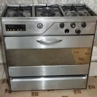 اجاق گاز تمام استیل فر دار