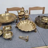 ست ظروف برنجی