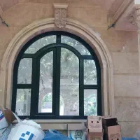 پنجره دوجداره upvc آلومینیوم نرمال ترمال  کل کرج