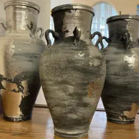 گلدان های اب دیده سفال