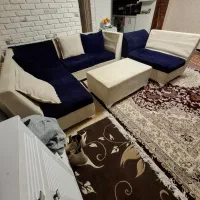 مبل ال شکل با میز عسلی