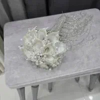 دسته گل عروس ترنم|گل مصنوعی|بندرعباس, |دیوار