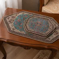 رومیزی ترمه ۳ تکه شیک و زیبا کاملا نو