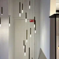 لوستر بزرگ مدرن طرح مدادی