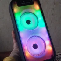 اسپیکر رقص نور زیبا و شارژی سالم و نو