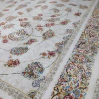 یک جفت فرش گل برجسته