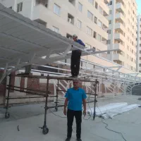 جوشکاری سایبان سقف سوله ساندویچ پنل کانکس و....|خدمات پیشه و مهارت|رودان, |دیوار