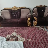 مبل پنج نفره تمیزوبدون پارگی