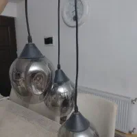 لوستر آویزی سه لامپه