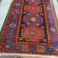 دوجفت ۳متری دستبافت زنجان رنگ گیاهی|فرش|دورود, |دیوار