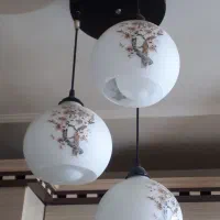 لوستر اسپرت ۳شاخه حبابدار