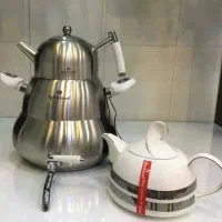 کتری و۲قوری شیردار راکلند ترک آکبند