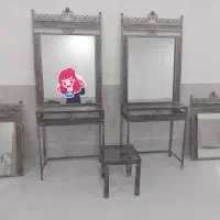 آینه ومیز، بوفه ،سشوار کلاهی ،صندلی اصلاح و میکاپ
