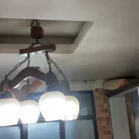 لوستر چوبی مناسب آشپزخونه|لوستر و چراغ آویز|تهران, سنگلج (شاپور)|دیوار