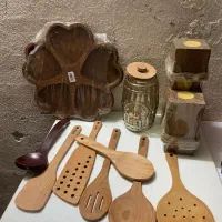 جا شمعی چوبی