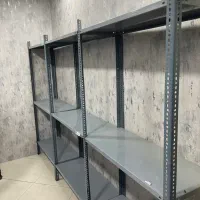 نصب و فروش قفسه انباری طوسی