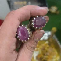 یک جفت انگشتر یاقوت استاد شاهرخ ۹۲۵ قدمت بالا|جواهرات|قم, نیروگاه|دیوار