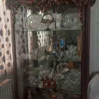 ویترین چوب  گردو