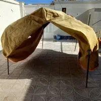 چادر برزنت دارای چارچوب فلزی|کوهنوردی و کمپینگ|فرخ‌شهر, |دیوار