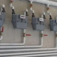 تاسیسات ولوله‌کشی گاز و نرده جابه‌جایی کنتور