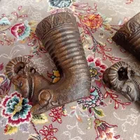 دو عدد ریتون برنز|صنایع دستی و سایر لوازم تزئینی|سنندج, |دیوار