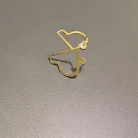 گوشواره طلا P پلاک طلا اول اسم شخصی ساز|جواهرات|تهران, مدائن|دیوار