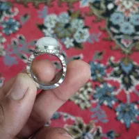 انگشتر تمام نقره925با سنگ در نجف|جواهرات|الیگودرز, |دیوار