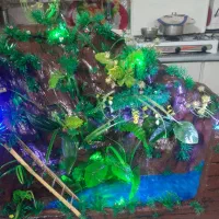 آبنمای‌.صخره.ای.بسیارزیبا