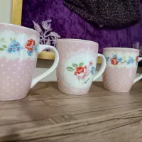 ظروف سرامیکی و کارد چنگال پینک مور