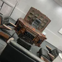 میز مدیریت صندلی اداری مبل نیمست