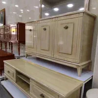 ست آینه کنسول بلوط ۰۲۱|بوفه، ویترین، کنسول|رشت, رودبارتان|دیوار