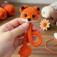 روباه گره ای .روباه گردن دراز