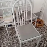 صندلی فلزی چهار عدد