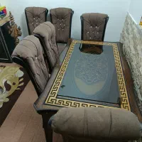 میز غذا خوری شش نفره معاوضه با برنز