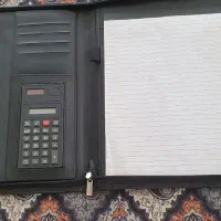 هولدر  کلاسور سمیناری  چرم با ماشین حساب