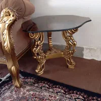 مبل سلطنتی9نفره|مبلمان خانگی و میز عسلی|ابریشم, |دیوار