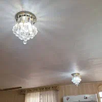 لوستر و پنکه سقفی