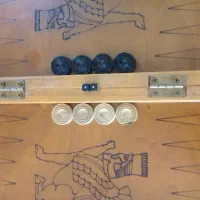 تخته نرد کاملا چوبی کارکرده