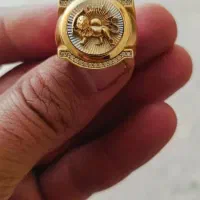 انگشتر مردانه طلا و دستبند مردانه