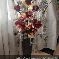 گل و گلدان مصنوعی زیبا و ارزان|گل مصنوعی|مشهد, سرافرازان|دیوار