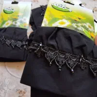 ساق دست مجلسی گیپور کارشده و دکمه دار