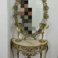 آینه شمعدان برنجی،برنزی